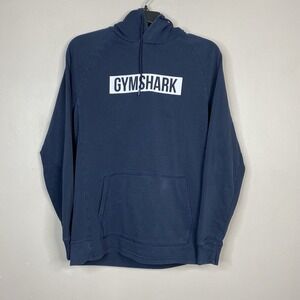 Gymshark‎ Apollo Navy Blue Pullover Hoodie Sweatshirt  Men's Size L